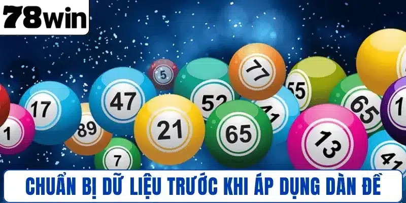 Chuẩn bị dữ liệu trước khi áp dụng dàn đề